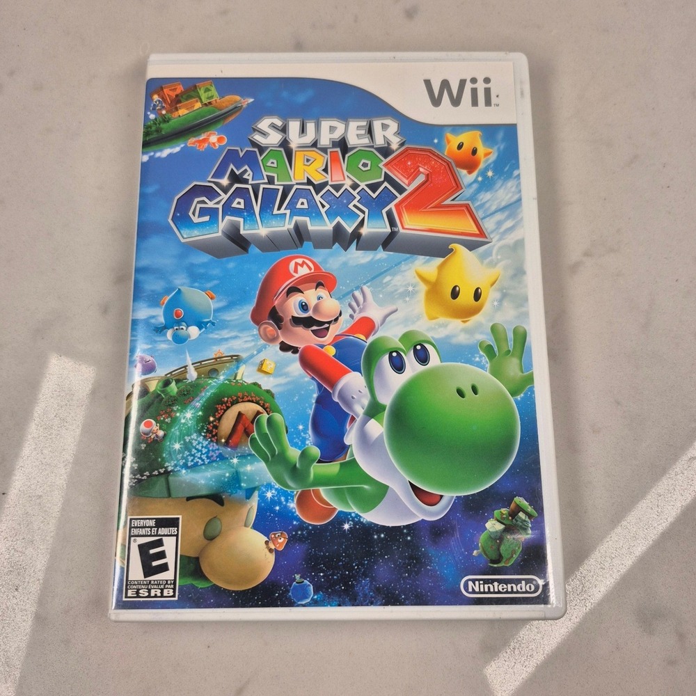 Super Mario Galaxy 2 Nintendo Wii CIB Complete Game Case Manual RVL-P-SB4E